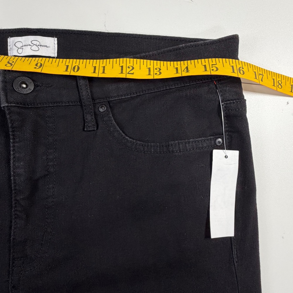 Jessica Simpson Boot Cut Jeans Womens 10/30 Black Rinse High Rise Stretch Denim - Picture 8 of 11